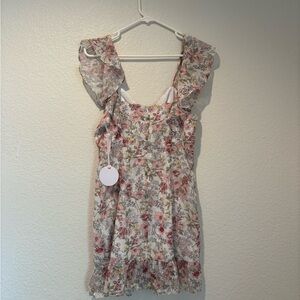 Floral Ruffle Dress